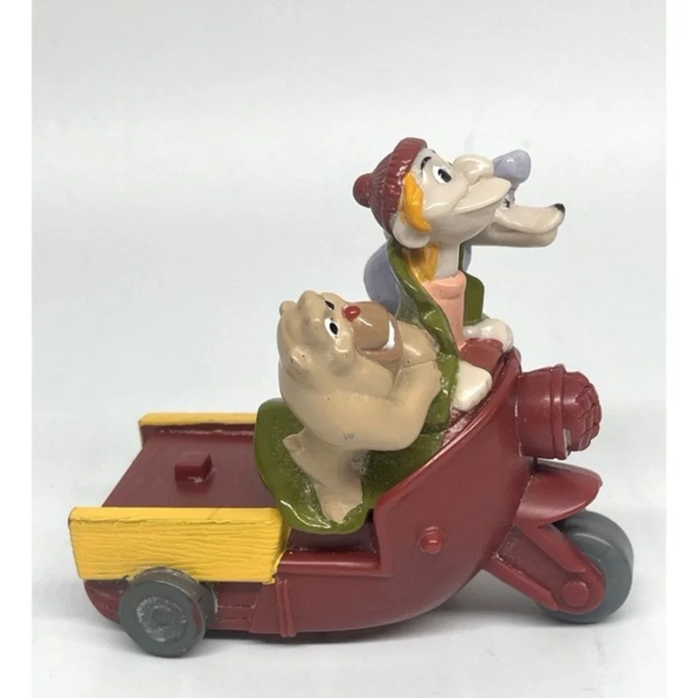 Vintage Disneys Oliver and Company Kids Meal‎ Toys LOT of 4